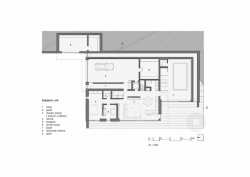 Vila Vlastibořice, SIAL architekti a inženýři / Michal Hušek, Magda Sobotková, půdorys 1NP