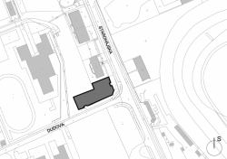 Architekti Šebo Lichý & Drahan Petrovič, Polyfunkčný objekt Nový Háj, situace - foto