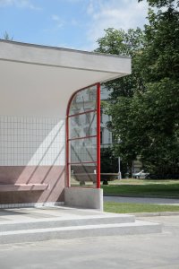 Rekonstrukce funkcionalistické zastávky od architekta Oskara Pořísky, Atelier RAW