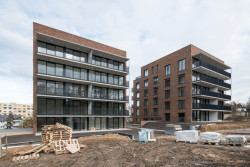 Studio Pelčák a partner architekti realizovalo v Brně dva bytové domy přímo pod svahy přírodní rezervace Červený kopec.