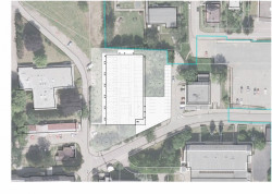 Pavilon rehabilitace Nemocnice Rudolfa a Stefanie Benešov, STA, projektový ateliér - situace navrhovaného stavu