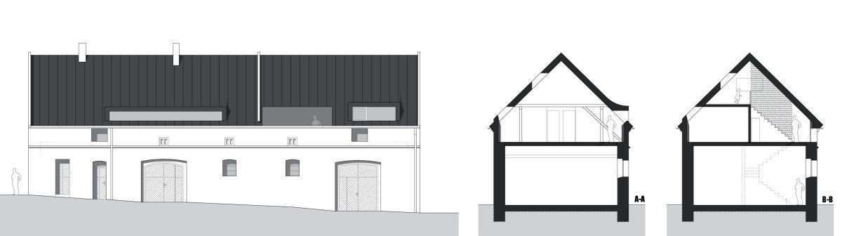 Rekonstrukce půdy, 3+1 architekti