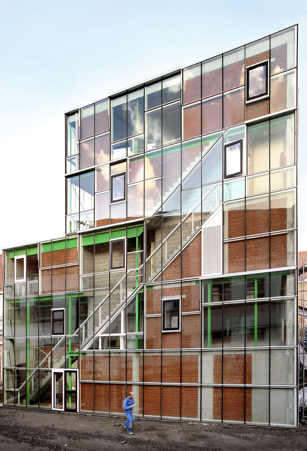 Studia taneční společnosti a hudebního divadla v Gentu, architecten de vylder vinck taillieu, 2008 © Filip Dujardin