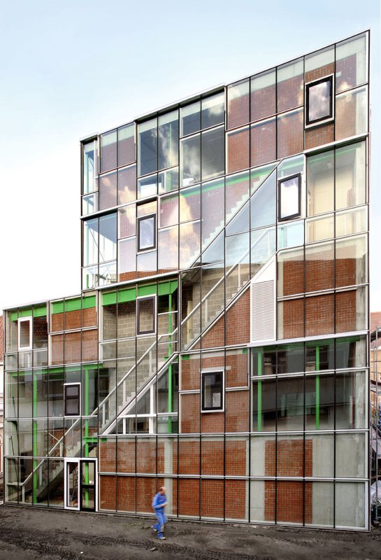 Studia taneční společnosti a hudebního divadla v Gentu, architecten de vylder vinck taillieu, 2008 © Filip Dujardin