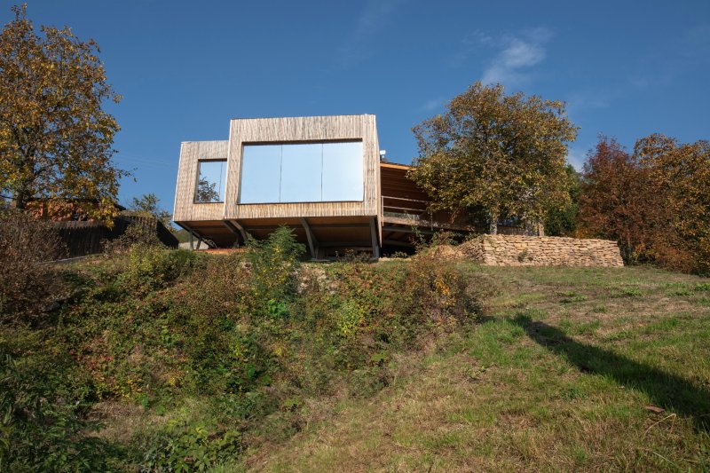 Víkendový dům nad lomem, BLOK architekti.