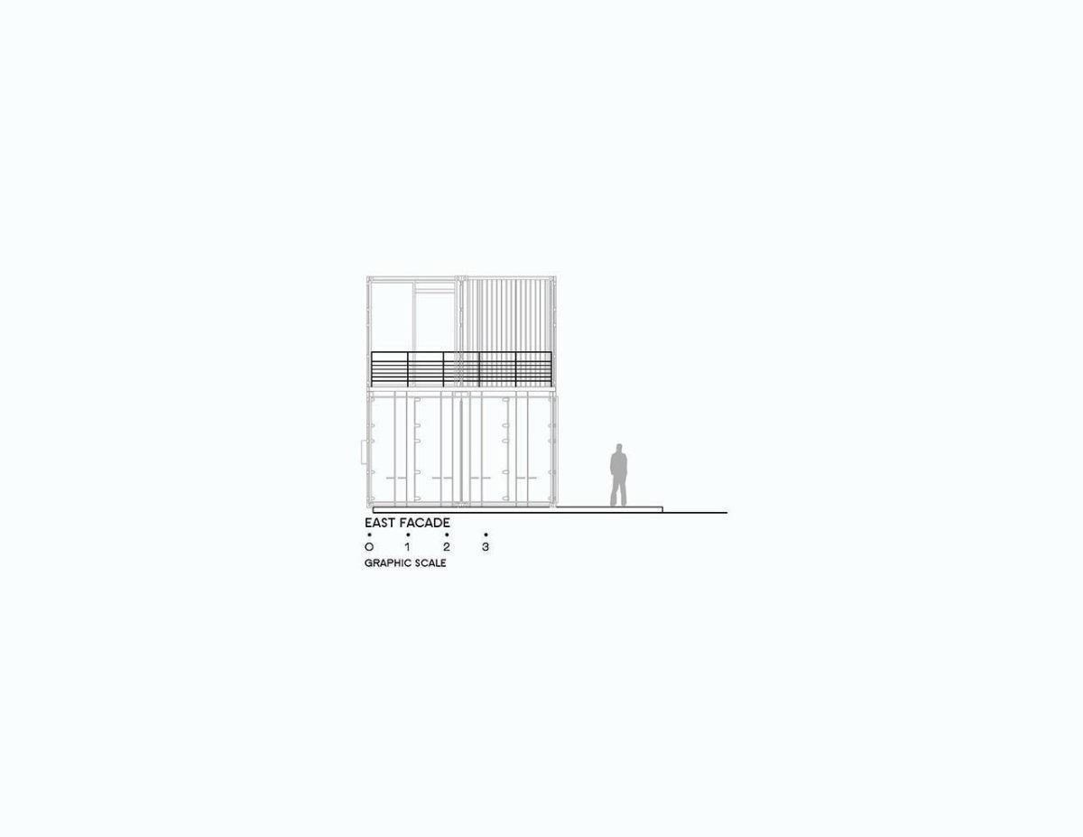 S+ diseño, Huiini House - půdorys pohled