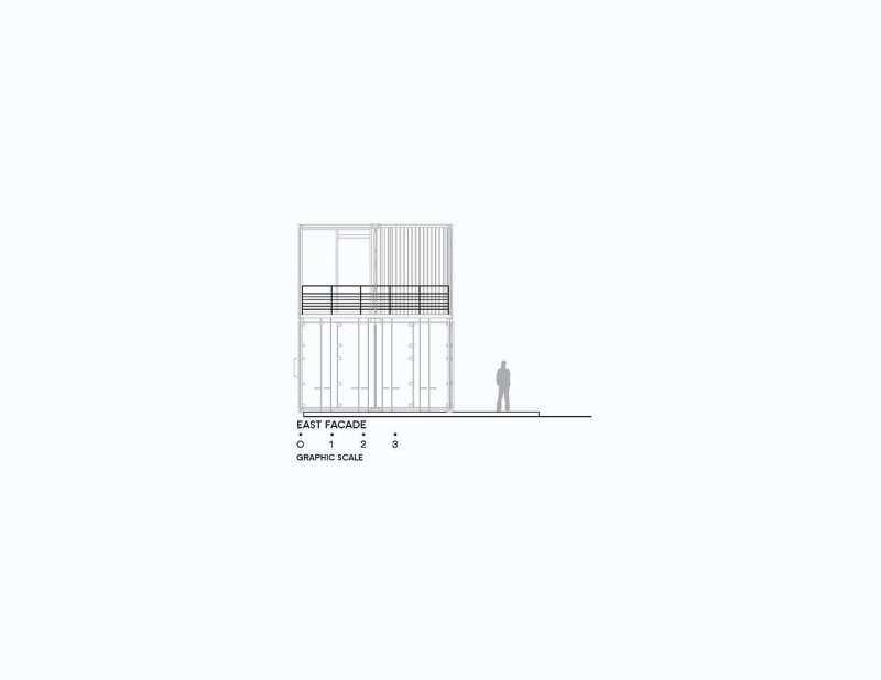 S+ diseño, Huiini House - půdorys pohled