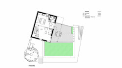 Vinohradnický dům na Zoboru, půdorys přízemí, VAN JARINA