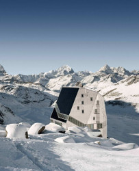 Horská chata Monte Rosa, Švýcarsko - foto