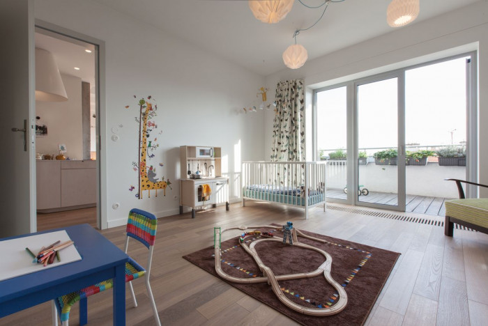 Lenka Míková Architect, Malý penthouse v Praze – foto