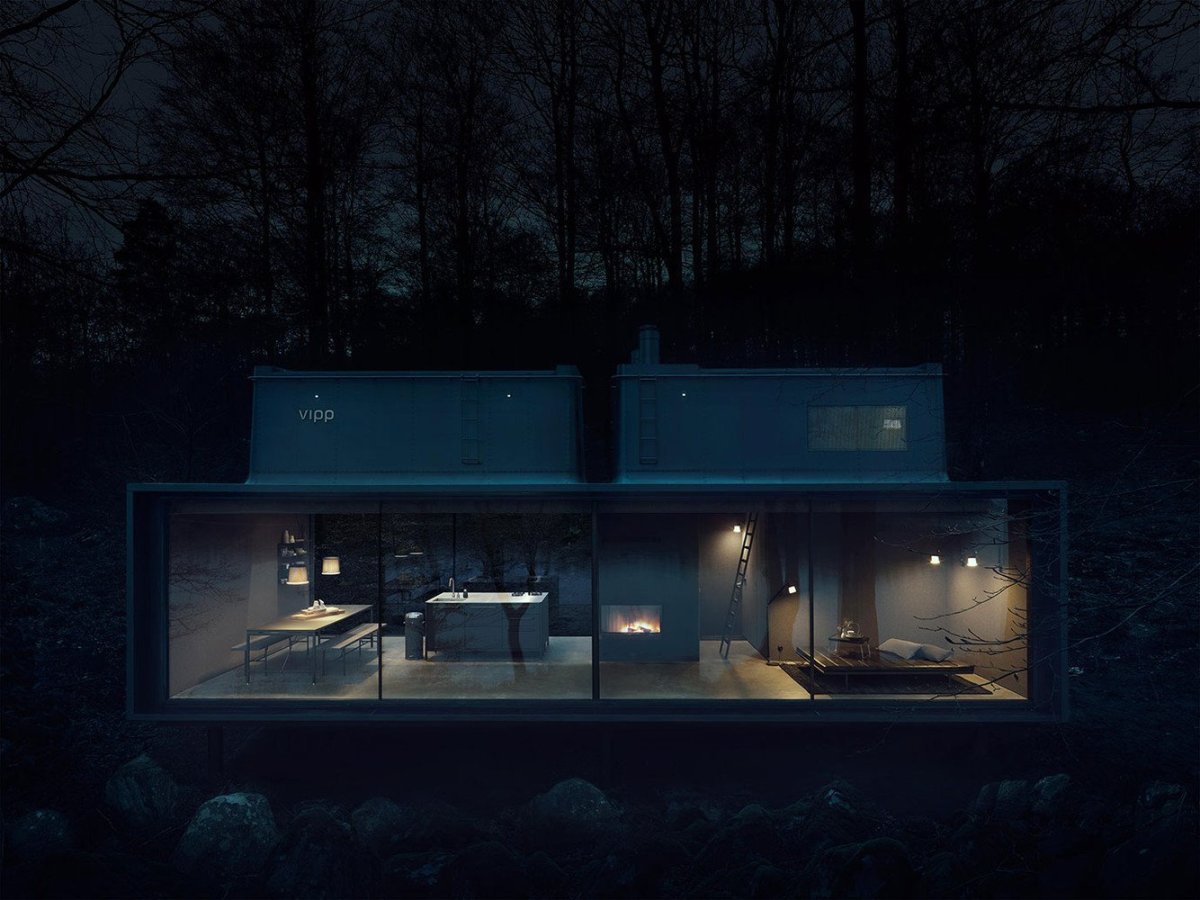 Modulární chatka VIPP Shelter, Morten Bo Jensen.