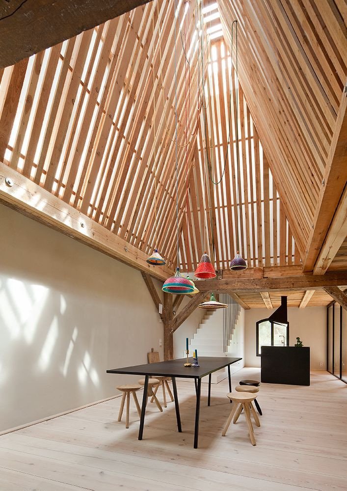 Thomas Kröger Architekten, rekonstrukce stodoly ve Fergitz, foto