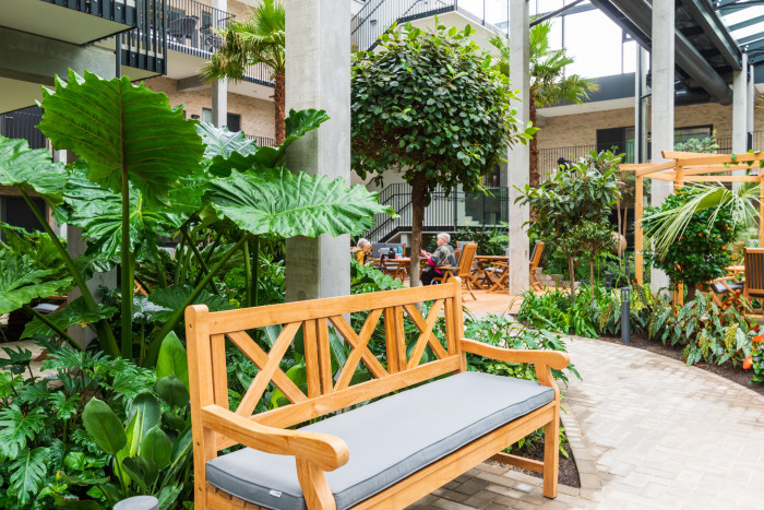 Zelená atria od Jungle Interiors