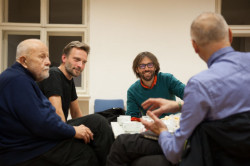 Architekti CZ v Brně, ... samozřejmě špikované historkami z natáčení od Davida Vávry. - foto