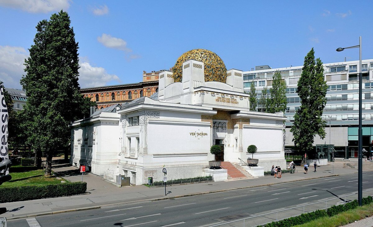 Pavilon Secese ve Vídni (1897/1898) od Josefa Marii Olbricha