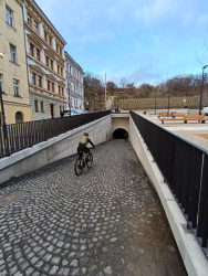 Pohled do tunelu - realizace