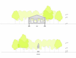 Neviditelná chata, řez, stpmj