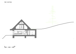 Řez (Chalupa Wunderbaude, A1Architects)