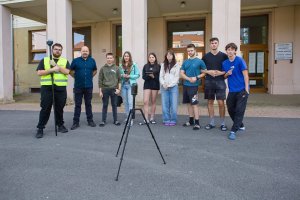Část soustředěné praxe jsme strávili v terénu sběrem dat.