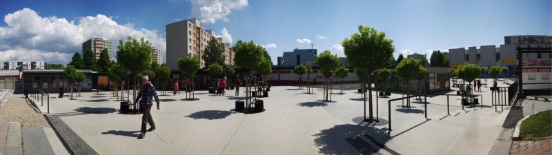 Revitalizace vnitřního prostoru nákupního střediska Centrum v Prešově, zerozero.