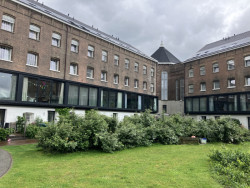 Areál zahrnuje několik budov a má charakteristické urbanistické řešení s centrální věží, z níž se rozbíhá křídla věznice, což umožňovalo efektivní dohled nad vězni. 