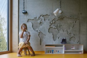 Přístavba ke školce Montessori v Jablonci nad Nisou, Mjölk architekti: ... geografická mapa, ...