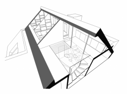 Mooza architecture, RD Rudná, schéma 3. NP – foto