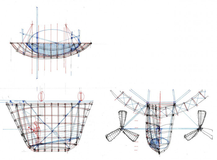 Huť architektury Martin Rajniš, Gulliver, skici – foto