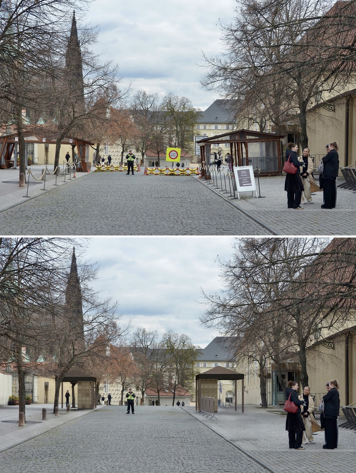 1. místo, ateliér HRA (před a po)