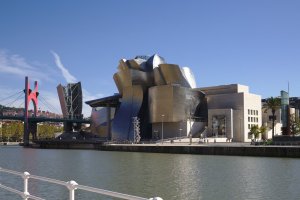 Frank Gehry, Guggenheimovo muzeum v Bilbau, foto