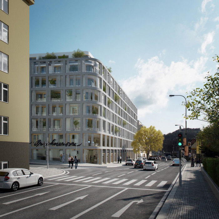 Rezidence Prachnerova, A.LT Architekti, vizualizace