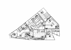 JKMM, kanceláře Vallila, 1.NP, výkres