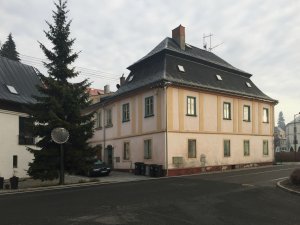 Pivovar Falkenštejn, budova před rekonstrukcí.