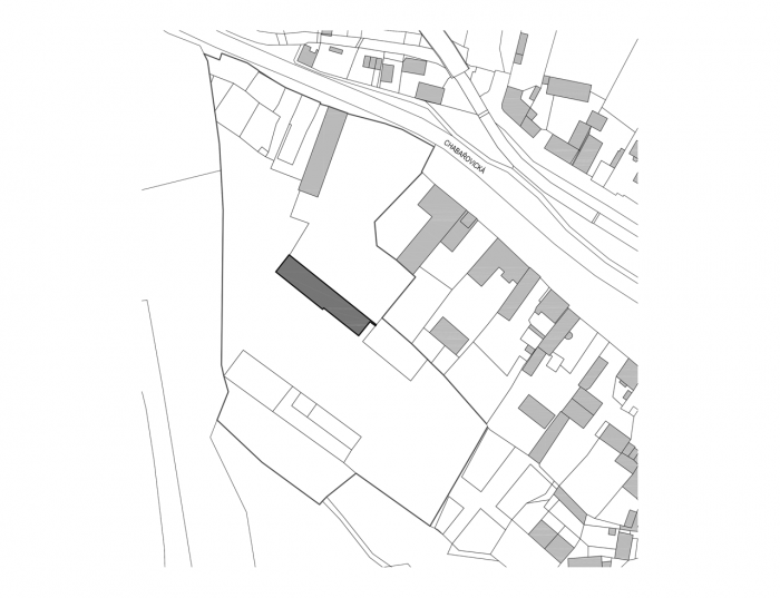 3+1 architekti, Revitalizace hospodářského dvora JACER, konírna, situace – foto