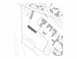 3+1 architekti, Revitalizace hospodářského dvora JACER, konírna, situace – foto