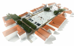 Revitalizace náměstí ve Stříbře, perspektiva, M&P Architekti