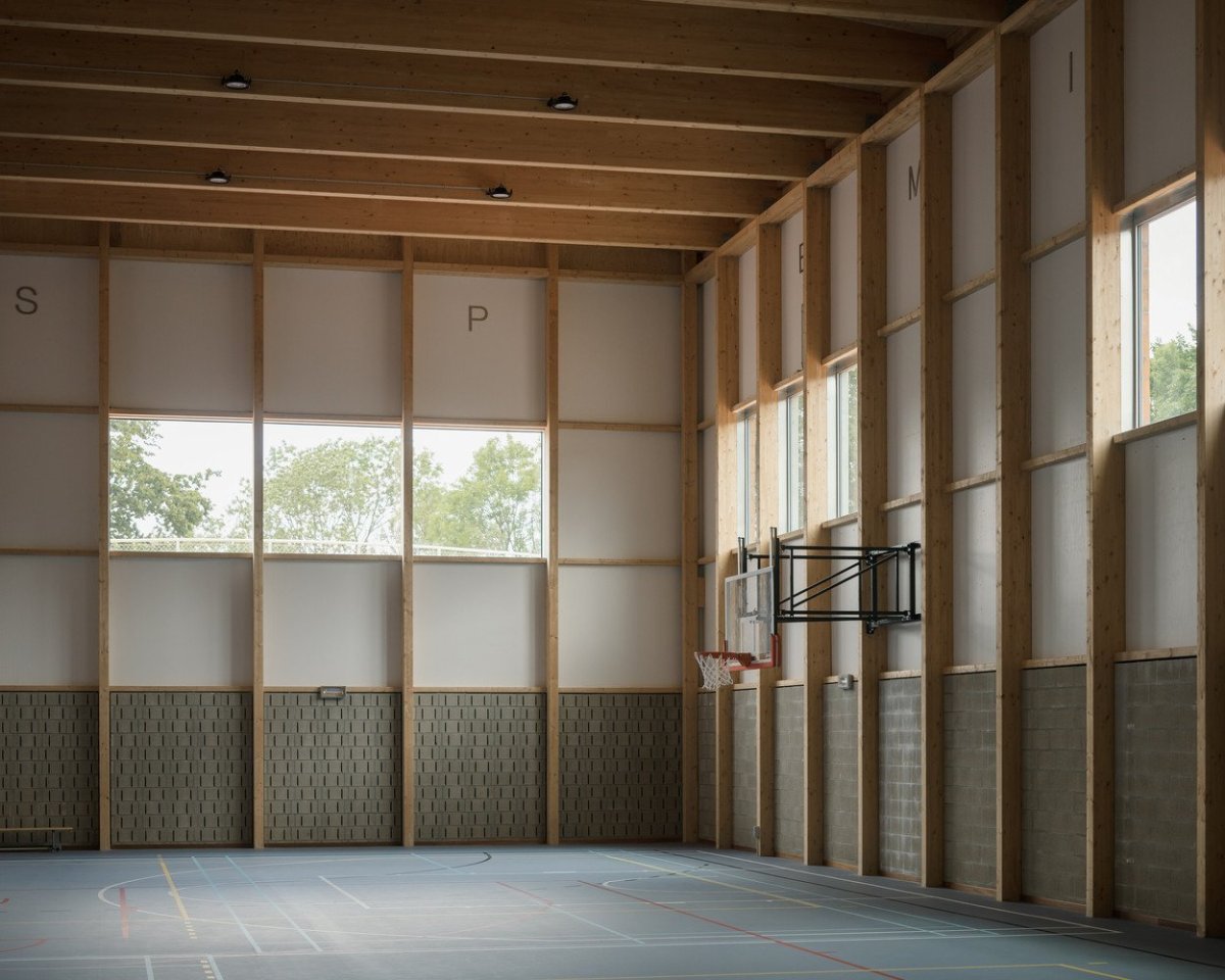 Sportovní areál od Label architecture v Belgii