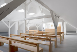 Kaple při škole Sv. Augustina, Marco Maio Architects. Foto