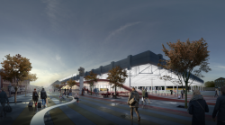 Návrh nádraží Zvonařka v brně od Chybik+Kristof.