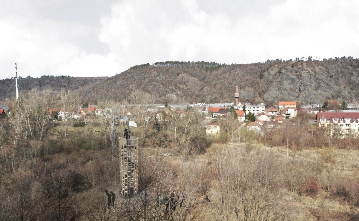 Stožár, vizualizace, Kristýna Rejsková