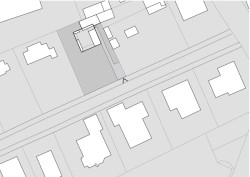 Situace (Rodinný dům v Radotíně, Papundekl architekti)