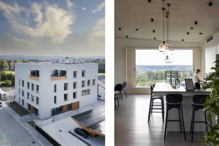 Součástí areálu jsou i pěstovní plochy a sklením, kde se pěstuje čerstvá zelenina.