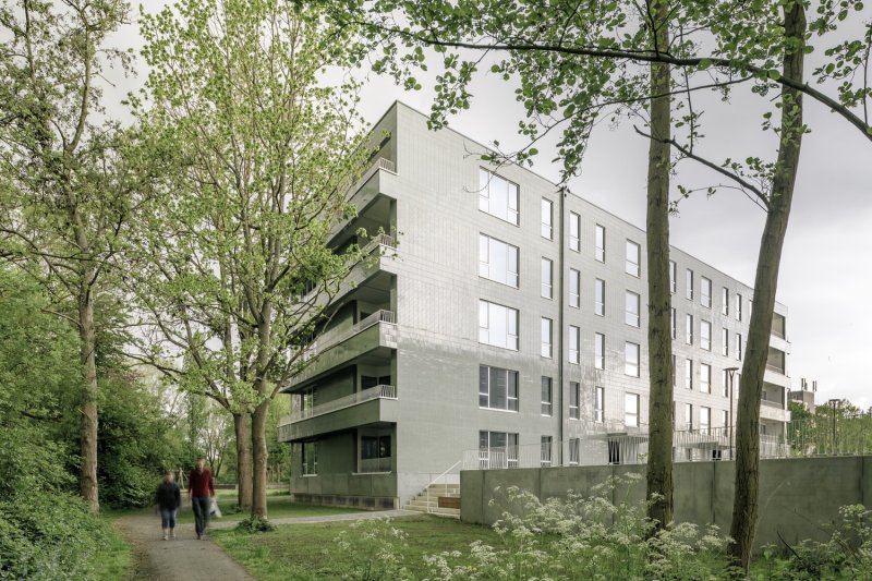 Bytový soubor od studia b-architecten v Belgii