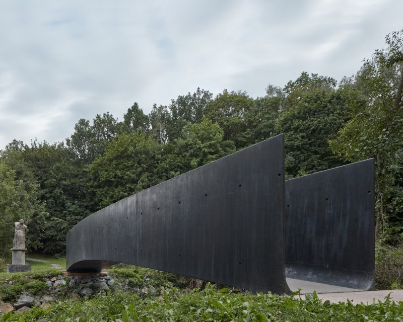 Lávka přes Dřetovický potok, Aoc architekti + Kloknerův ústav ČVUT v Praze (Ondřej Císler a Petr Tej)