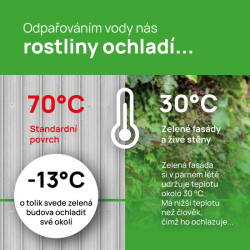 Benefity zelených fasád