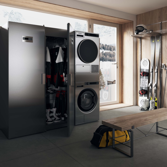 Ve Skandinávii jsou sušící skříně běžné.