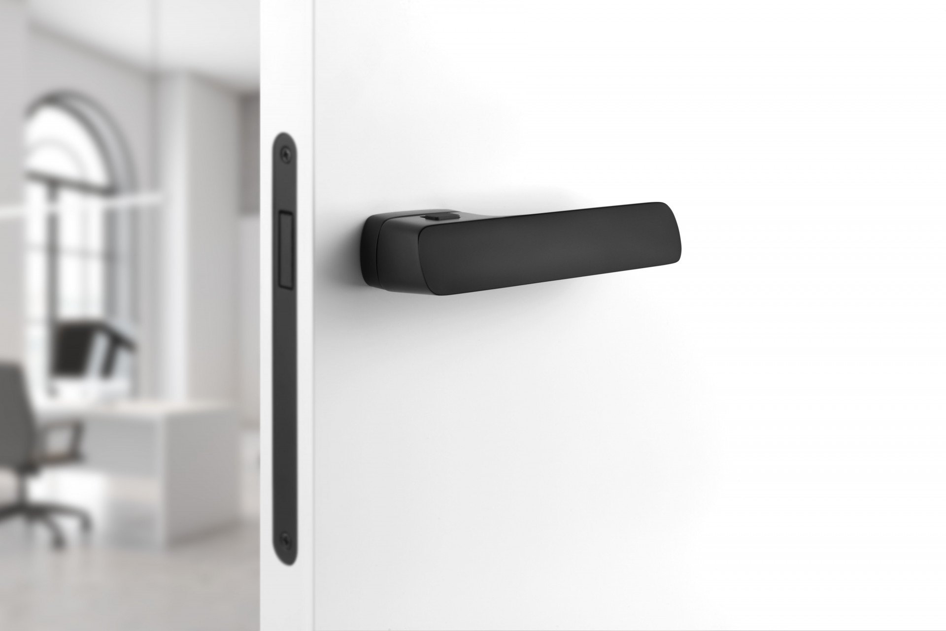 Klika Minimal 2.0 - povrchová úprava titan černý mat, design Roman Ulich