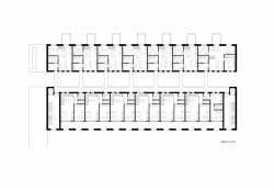 Jiří Valenta, Bytový dům / Hrádek nad Nisou, půdorys 2. NP - foto