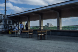 Otevření střešní terasy Domu Radost.