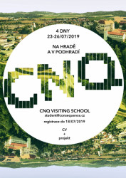CNQ VISITING SCHOOL - LETOVICE 23-26/07/2019, pozvánka na workshop.